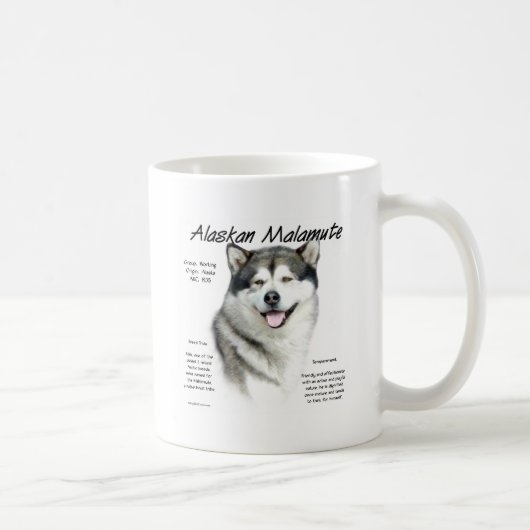 Alaskan Malamute Geschichte, Alles über Malamutes Kaffeetasse (Rechts)
