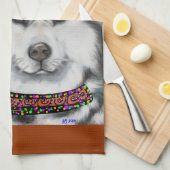 ALASKAN MALAMUTE GESCHIRRTUCH (Viertel Falte)