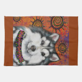 ALASKAN MALAMUTE GESCHIRRTUCH (Horizontal)