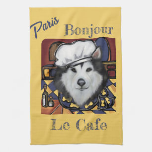 Alaskan Malamute Geschirrtuch