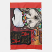 Alaskan Malamute Geschirrtuch (Vertikal)