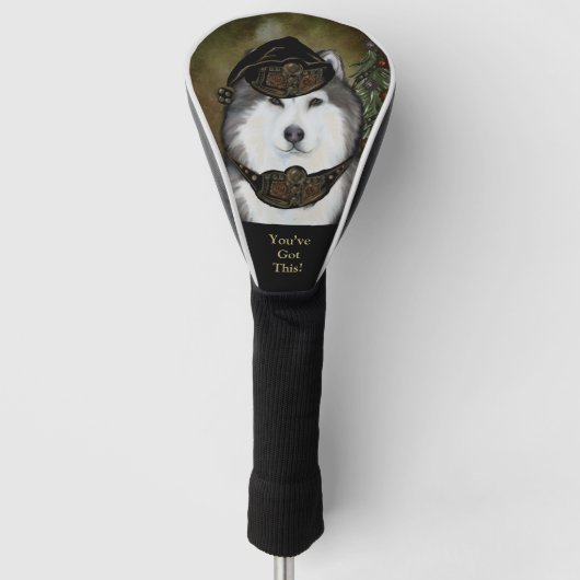 Alaskan Malamute Golf Headcover (Vorderseite)