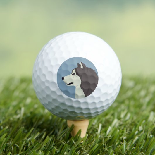 Alaskan Malamute Golfball (Insitu T-Shirt)