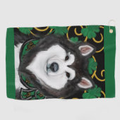 Alaskan Malamute Golfhandtuch (Horizontal)