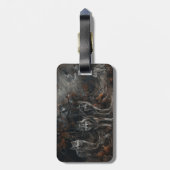 Alaskan Malamute Halloween Night Doggy Delight Gepäckanhänger (Rückseite vertikal)