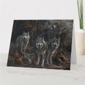 Alaskan Malamute Halloween Night Doggy Delight Karte (Vorderseite)