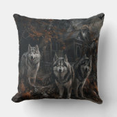 Alaskan Malamute Halloween Night Doggy Delight Kissen (Vorderseite)