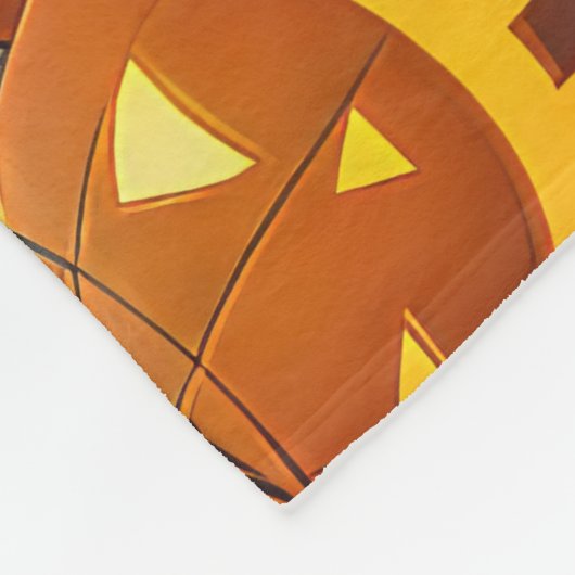 Alaskan Malamute Halloween Spooky Fleecedecke (Ecke)