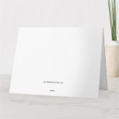 Alaskan Malamute Holiday Baking: Festliche Weihnac Karte (Rückseite)