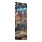 Alaskan Malamute Holiday Baking: Festliche Weihnac Thermosbecher (Nach rechts gedreht)