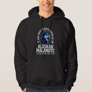Alaskan Malamute Hund liebt Malamute Mama Männer Hoodie