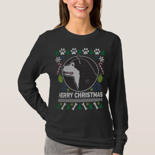 Alaskan Malamute Hund züchten Ugly Weihnachtsschw T-Shirt