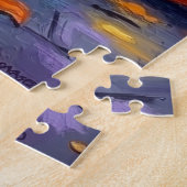 Alaskan Malamute Hunde Trick-or-Treating Halloween Puzzle (Seite)