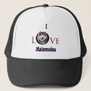 Alaskan Malamute I Liebe Truckerkappe