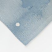 Alaskan Malamute in Sledge Let it Schnee Weihnacht Fleecedecke (Ecke)