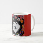 Alaskan Malamute Kaffeetasse (VorderseiteRechts)