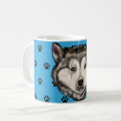 Alaskan Malamute Kaffeetasse (Vorderseite Links)