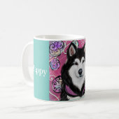 Alaskan Malamute Kaffeetasse (Vorderseite Links)