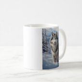 Alaskan Malamute Kaffeetasse (VorderseiteRechts)