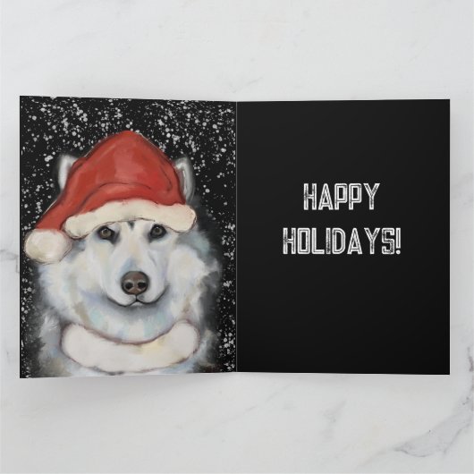 Alaskan Malamute Karte (Innenseite)