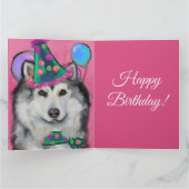 Alaskan Malamute Karte (Innenseite)