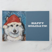 Alaskan Malamute Karte (Innenseite)