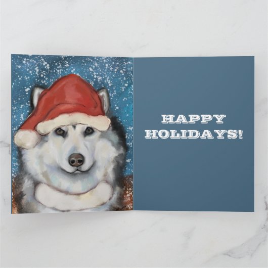 Alaskan Malamute Karte (Innenseite)