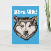 Alaskan Malamute Karte (Vorderseite)