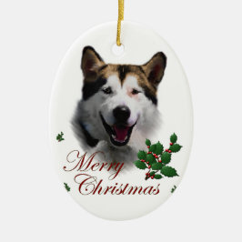 Alaskan Malamute Keramik Ornament