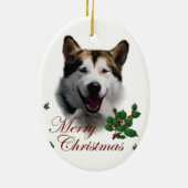 Alaskan Malamute Keramik Ornament (Hinten)