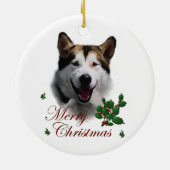 Alaskan Malamute Keramik Ornament (Hinten)