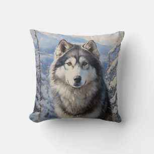 Alaskan Malamute Kissen
