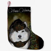 Alaskan Malamute Kleiner Weihnachtsstrumpf (Vorderseite)