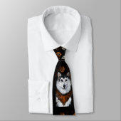 Alaskan Malamute Krawatte (Gebunden)