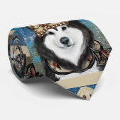 Alaskan Malamute Krawatte (Gerollt)