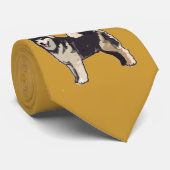 Alaskan-Malamute-Krawatte Krawatte (Gerollt)