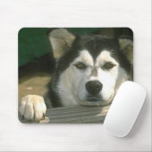 Alaskan Malamute - kundenspezifisch Mousepad (Mit Mouse)