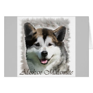 Alaskan Malamute Kunstgeschenke