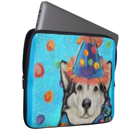 Alaskan Malamute Laptopschutzhülle (Vorne Rechts)