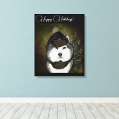 Alaskan Malamute Leinwanddruck (Insitu (Holzboden))