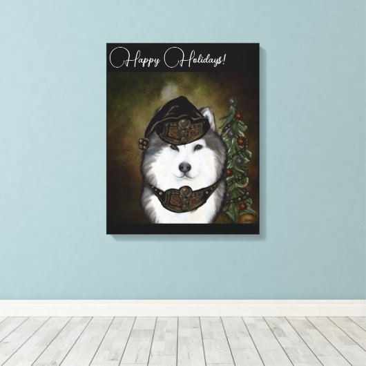 Alaskan Malamute Leinwanddruck (Insitu (Holzboden))