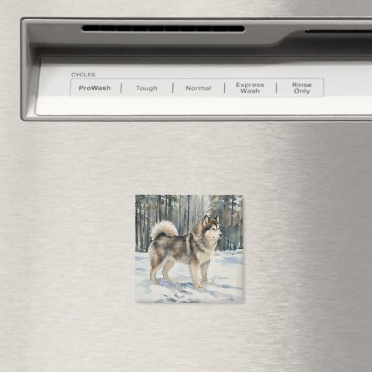 Alaskan Malamute Magnet (In Situ (Geschirrspüler))
