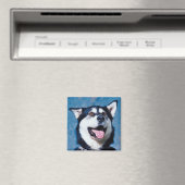 Alaskan Malamute Magnet (In Situ (Geschirrspüler))