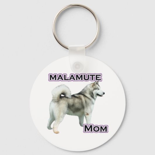 Alaskan Malamute Mama 4 Schlüsselanhänger (Vorderseite)