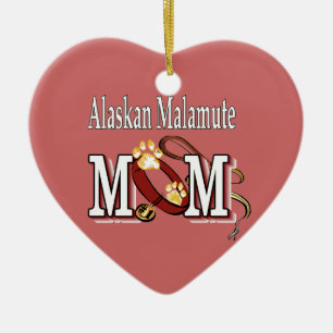 Alaskan Malamute MAMA Keramik Ornament