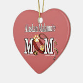 Alaskan Malamute MAMA Keramik Ornament (Links)