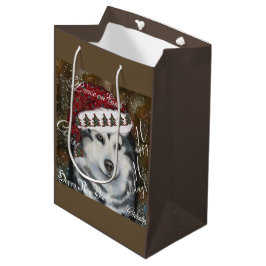 Alaskan Malamute Mittlere Geschenktüte