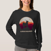 Alaskan Malamute Moon and Halloween 1 T-Shirt (Vorderseite)