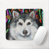 Alaskan Malamute Mousepad (Mit Mouse)