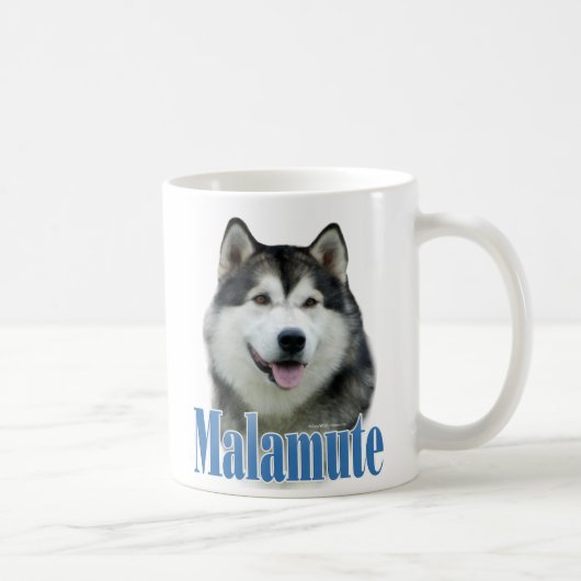 Alaskan Malamute Name Kaffeetasse (Rechts)